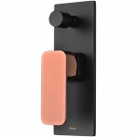 Seto Rose Gold & Matte Black Shower Wall Mixer With Diverter Seto Rose Gold & Matte Black Shower Wall Mixer With Diverter